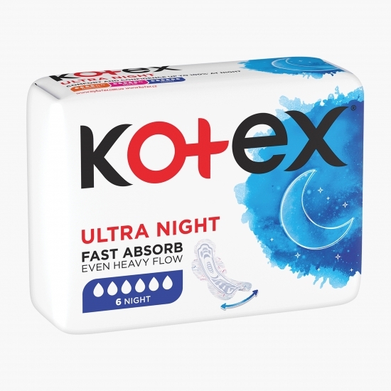 Tampoane absorbante Ultra Night 6 buc