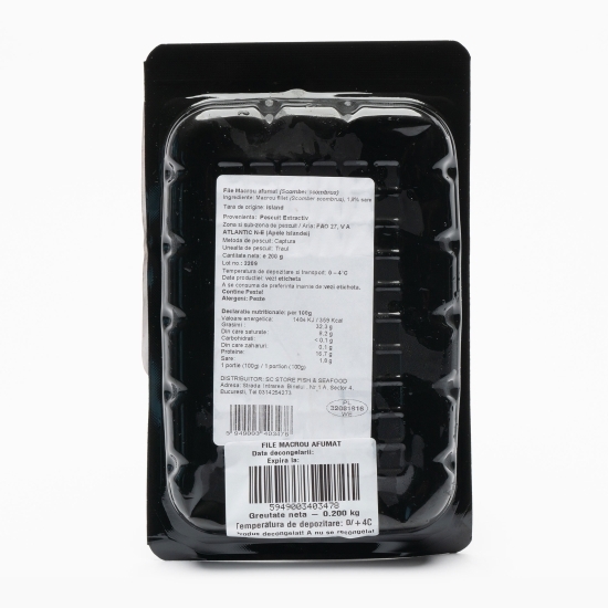 File de macrou afumat 200g