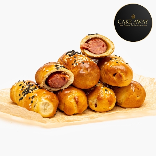 Mini cârnăciori în aluat 190g