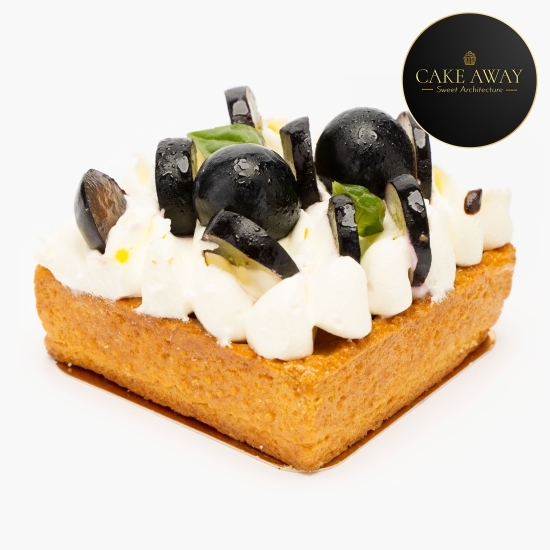 Tartă cu cremă de Nocciola și struguri 180g