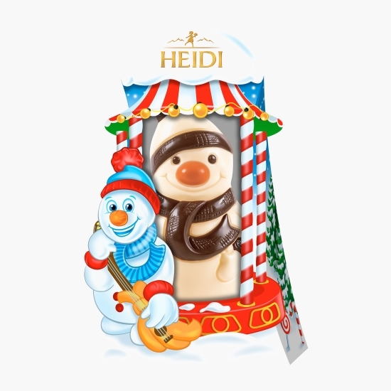 Om de zăpadă din ciocolată albă 70g