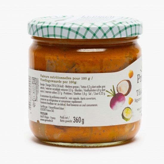 Mâncare indiană Tikka Masala eco 360g