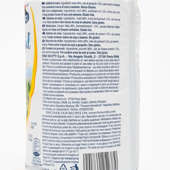 Rondele de porumb cu sare de mare 100g