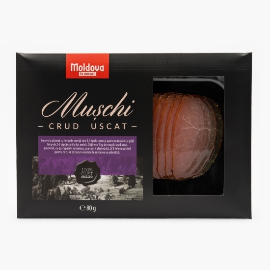 Mușchi crud-uscat, feliat 80g