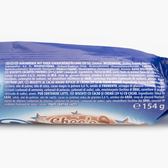 Biscuiți cu cremă și cacao Brownie 154g