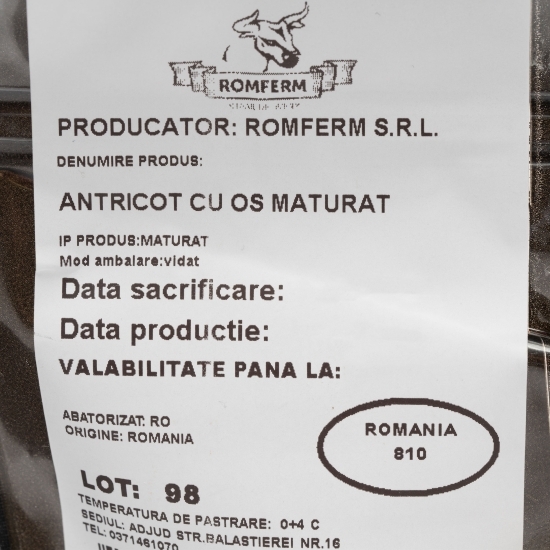 Antricot vită cu os maturat 30 zile 700g