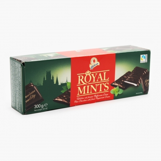 Ciocolată porționată cu cremă de mentă 300g