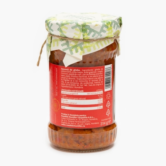Zacuscă de ghebe de la munte 314g