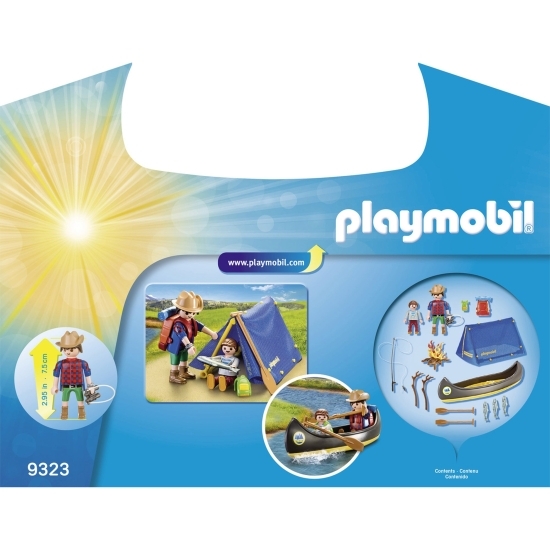 Set portabil figurine - Camping, 4+ ani