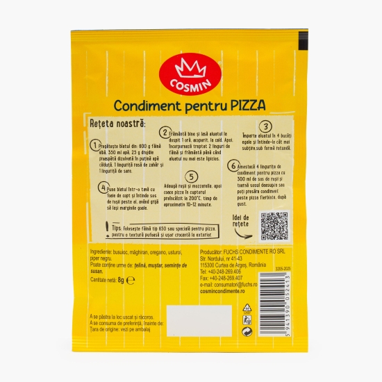 Amestec de condimente pentru pizza 8g