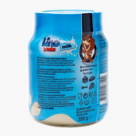 Cremă tartinabilă cu lapte și alune de pădure 350g
