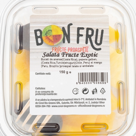 Salată fructe exotice 150g