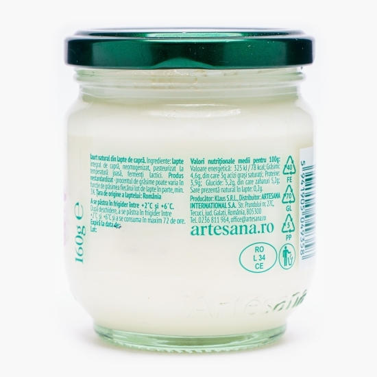 Iaurt natural capră 160g