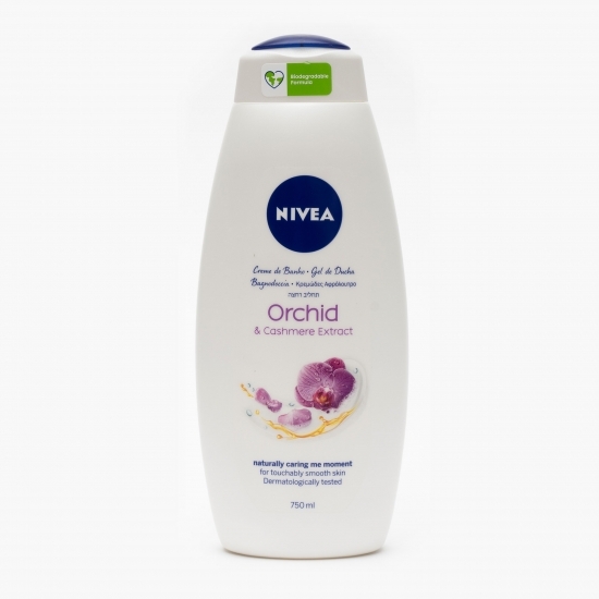 Gel de duș & spumă Orhidee & Cașmir 0.75l