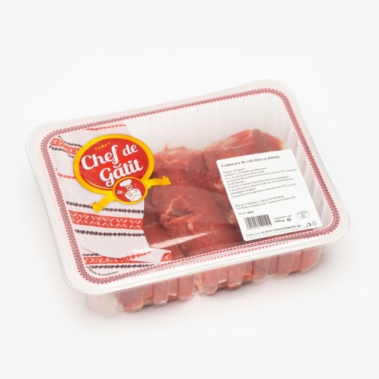 Vrăbioară de vită feliată fără os 600g