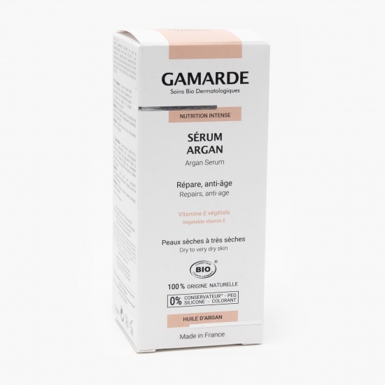 Ser nutritiv cu ulei de argan pentru ten uscat, bio 30ml