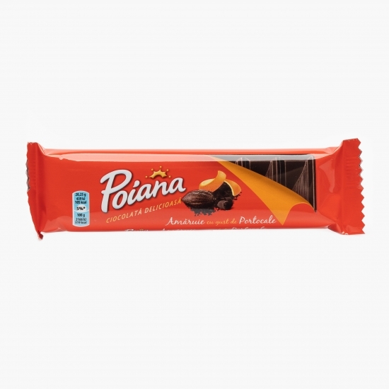 Ciocolată amăruie cu gust de portocale 40.5g