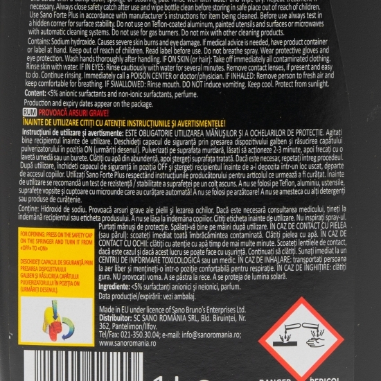 Detergent degresant concentrat Forte Plus 1l