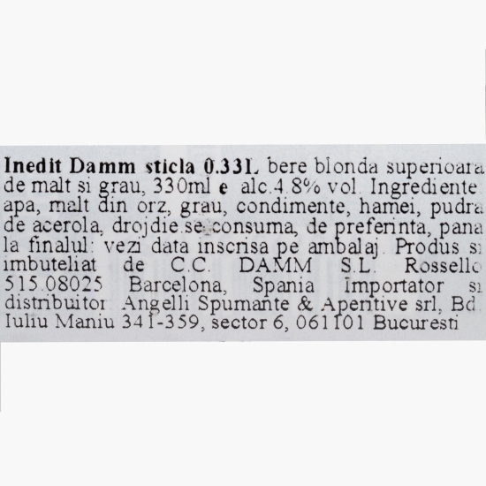 Bere Premium Inedit 0.33l