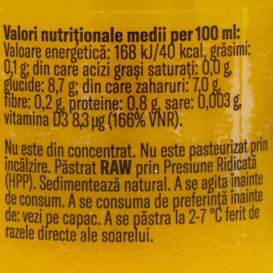 Raw shot cu vitamina D 60ml
