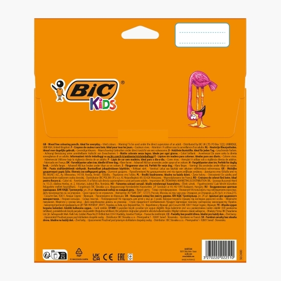 Creioane colorate Kids Tropicolors 24 buc