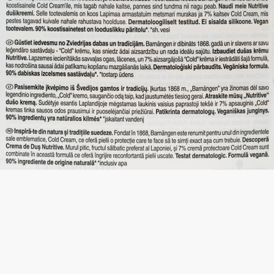 Cremă de duș Nutritive 400ml