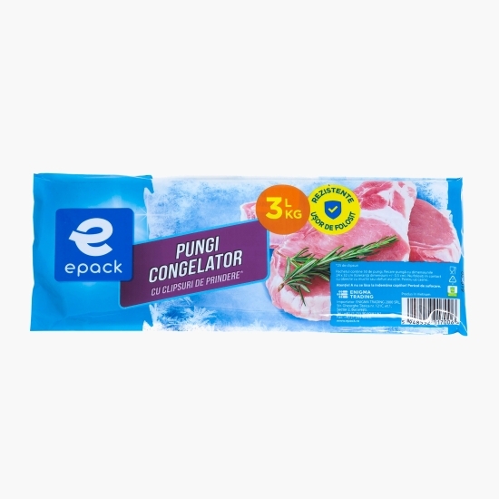 Pungi congelator pachet 3l 50 buc