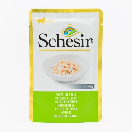 Hrană umedă pentru pisici adulte, 85g, cu pui file