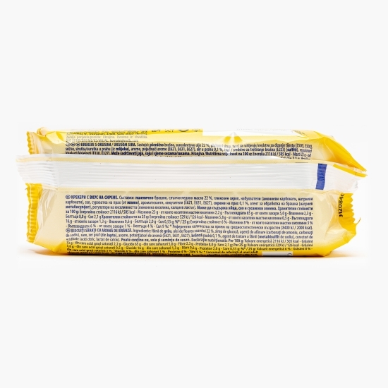 Biscuiți sărați cu gust de brânză 100g