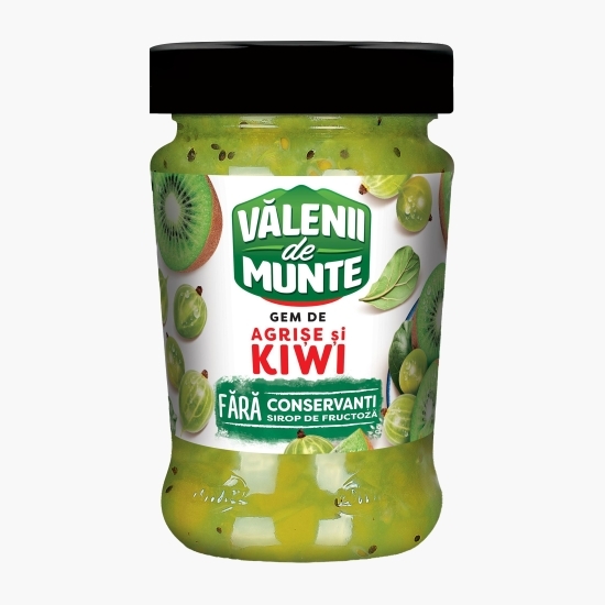 Gem de agrișe și kiwi 280g