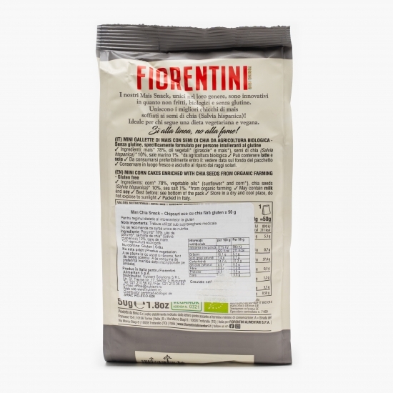 Chipsuri eco din chia fără gluten 50g