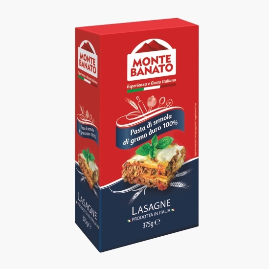 Paste făinoase din făină de grâu dur pentru Lasagne 375g