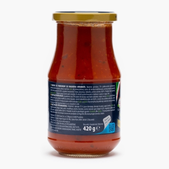 Sos picant pentru paste, Arrabbiata 420g