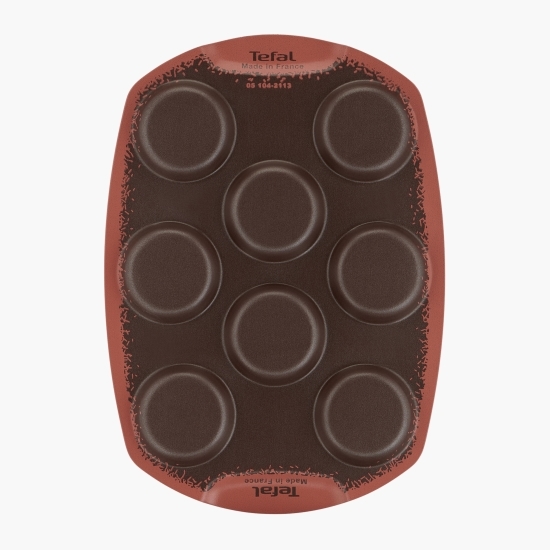 Formă de copt pentru Mini Quiche PerfectBake din aluminiu reciclat, 21x29cm, înveliș antiaderent