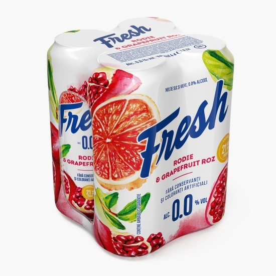 Bere blondă fără alcool rodie&grapefruit doză 4x0.5l
