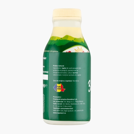 Iaurt de băut eco 2.5% grăsime 3x330g
