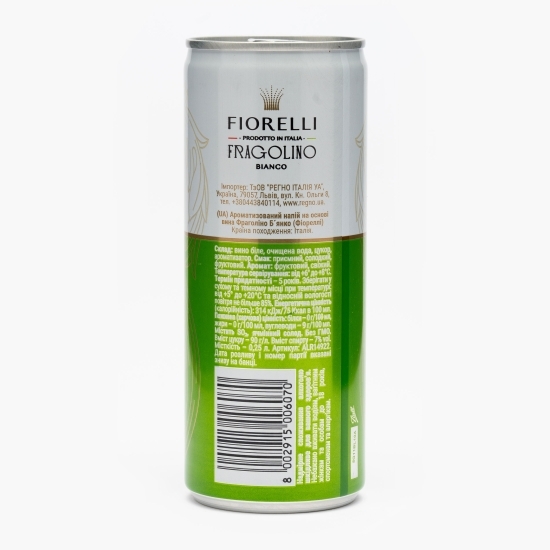 Băutură pe bază de vin cu aromă de frăguțe Fragolino, 7%, doză 0.25l