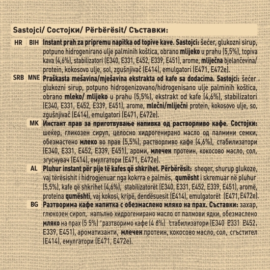Cafea instant Creamy Latte 3în1 plicuri 28 x 15g