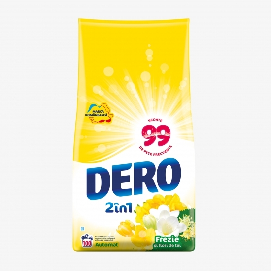 Detergent de rufe pudră automat 2în1, 100 spălări, 10kg