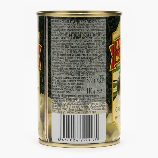Măsline verzi umplute cu anșoa 300g