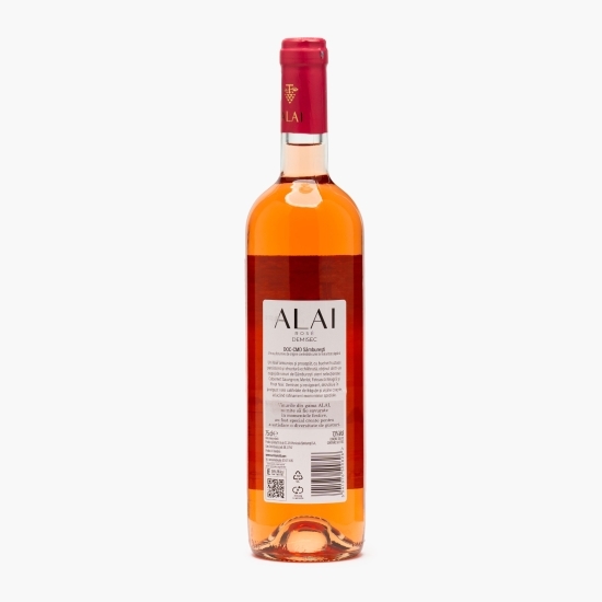Vin rose demisec ALAI, 13.5%, 750ml