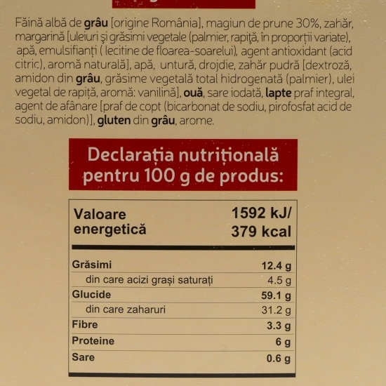 Cornulețe cu magiun de prune 200g