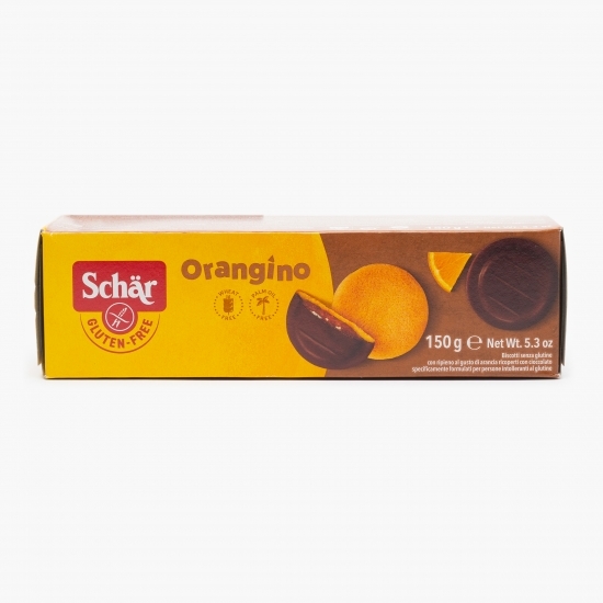 Biscuiți cu jeleu de portocale fără gluten Orangino 150g 