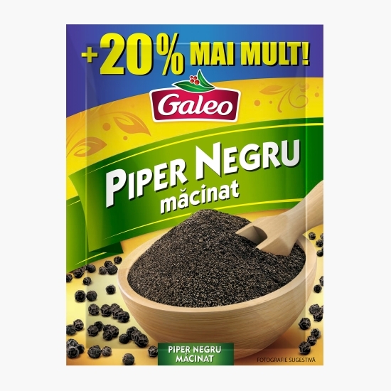 Piper negru măcinat +20% mai mult, 20.4g