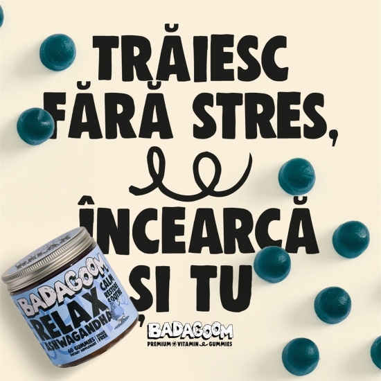 Jeleuri gumate cu Ashwagandha Relax, 60 buc