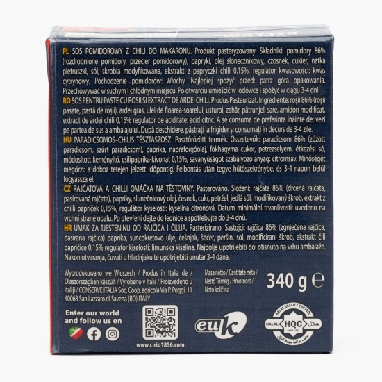Sos pentru paste cu ardei iute Calabria, 340g