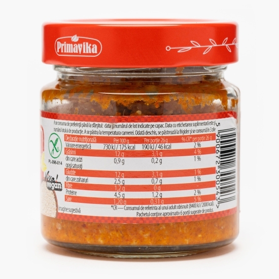 Pastă tartinabilă papricaș vegetarian cu crupe de mei 160g