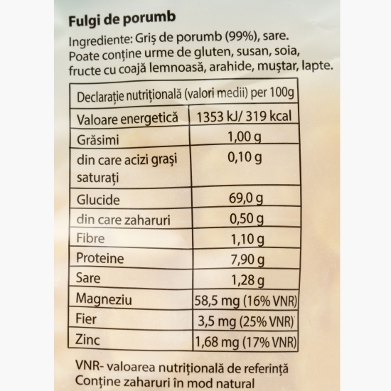 Fulgi de porumb fără zahăr 225g