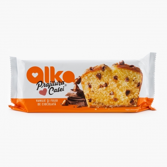 Prăjitura casei vanilie cu fulgi de ciocolată 300g