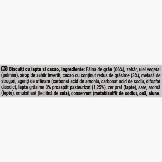 Biscuiți Petit Beurre cu lapte și cacao 450g